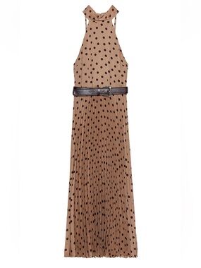 zara flowy printed dress ZARA NWT XS,S, M, WOMAN PRINTED MIDI FLOWY DRESS BOHO Falls OVERSIZED